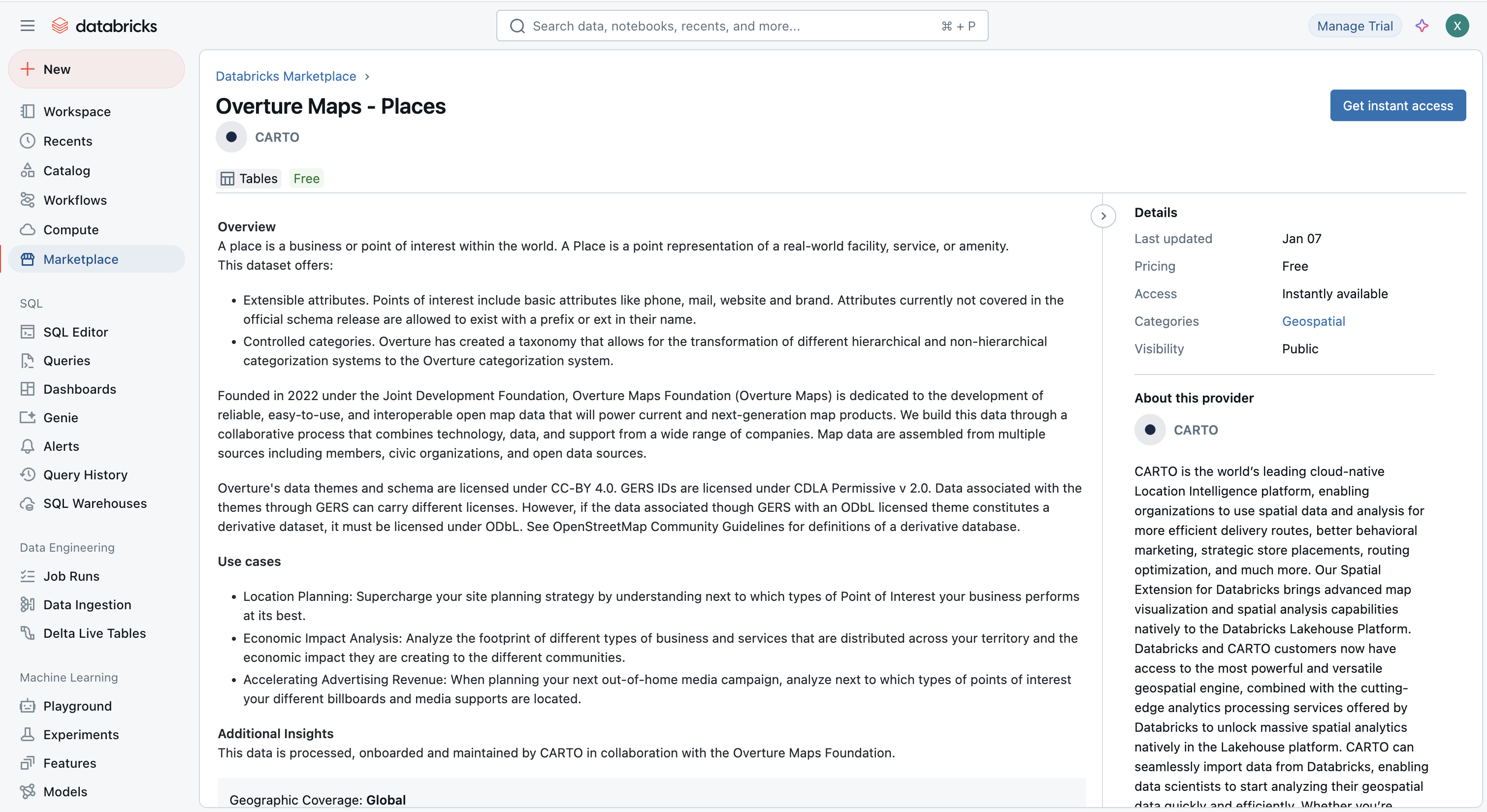 Databricks Marketplace