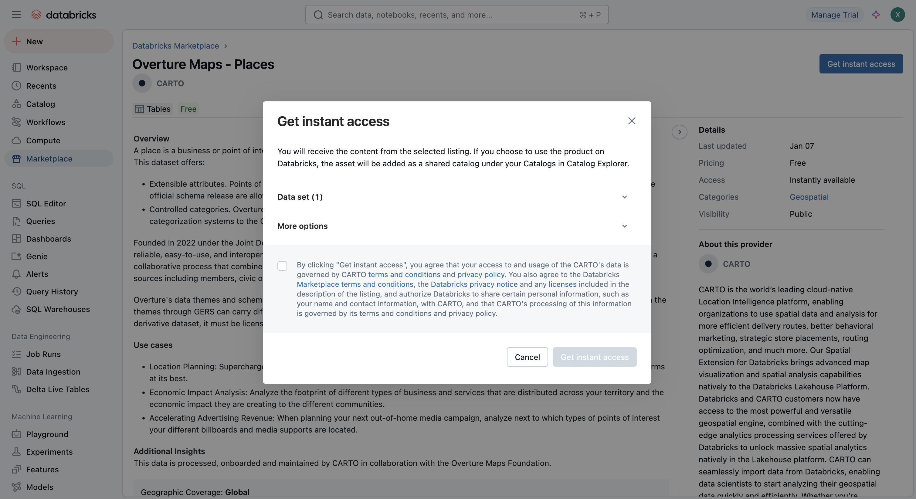 Databricks Marketplace