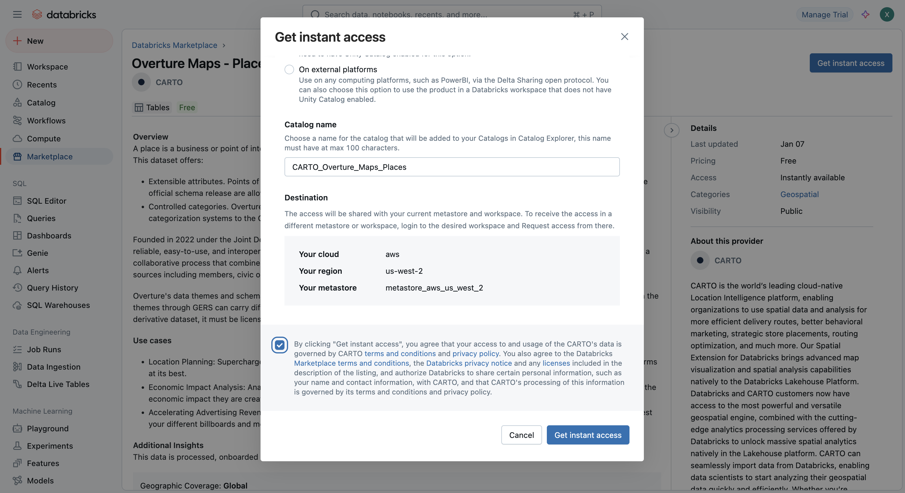 Databricks Marketplace