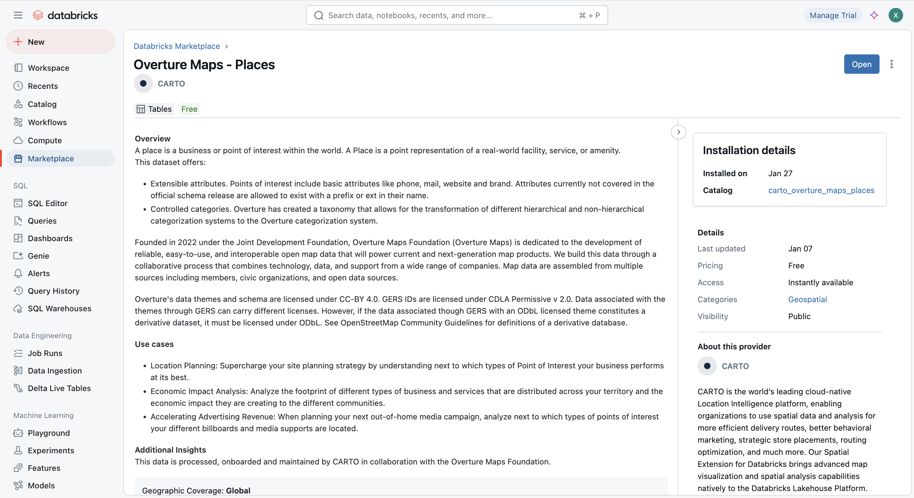 Databricks Marketplace