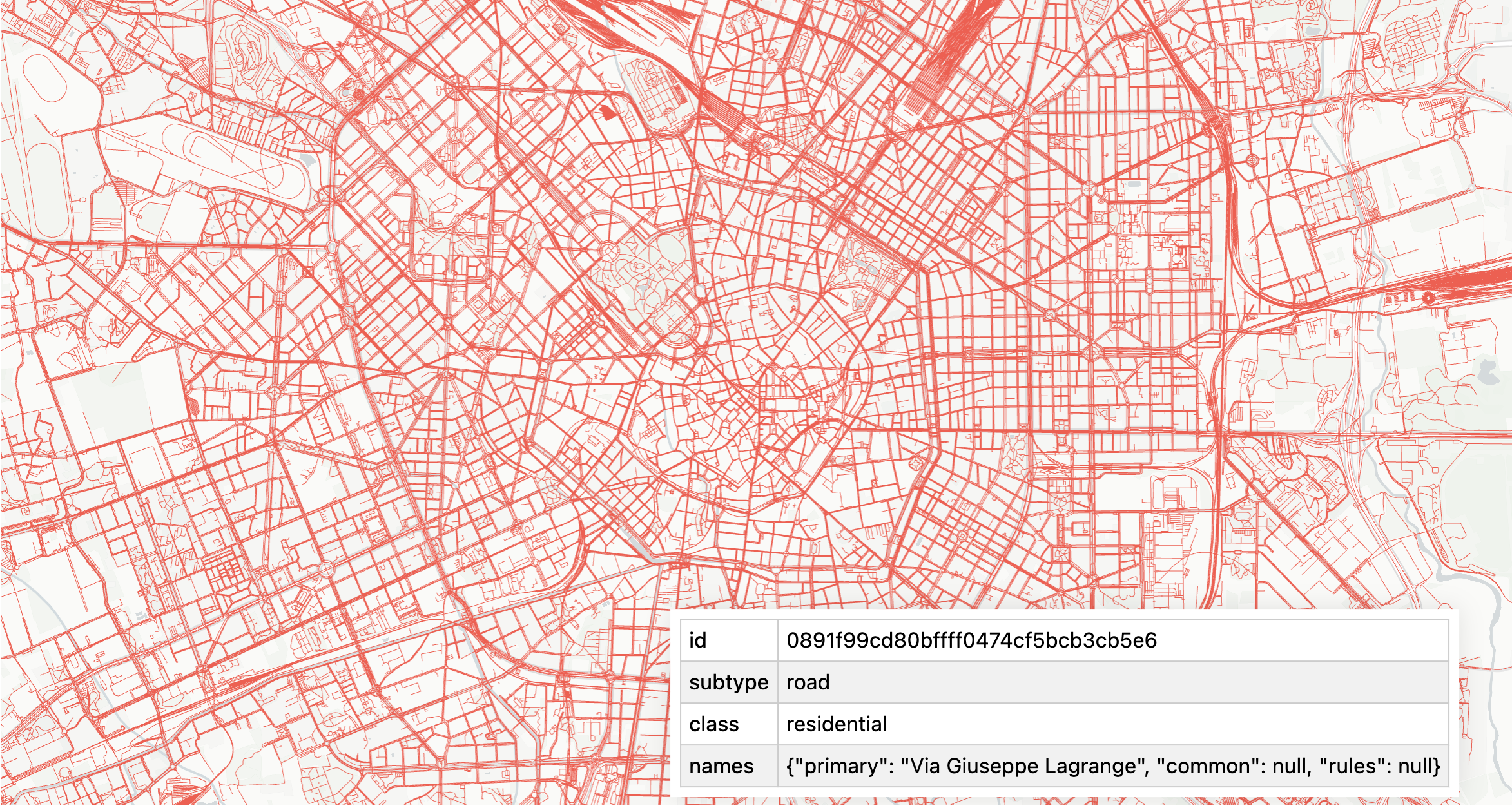 roads in Milan